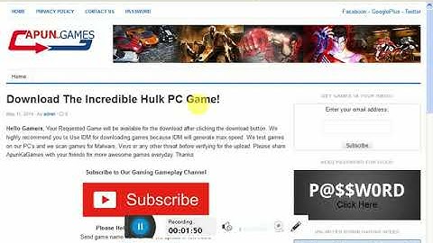 THE INCREDIBLE HULK HIGHLY COMPRESSED FOR PC