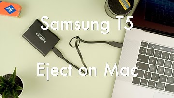 How to eject Samsung T5 from a Mac || Samsung T5 SSD