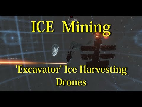 Rorqual Ice Mining - Excavator Ice Harvesting Drones - EVE Online