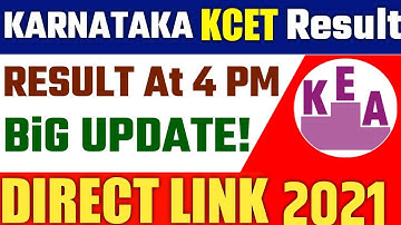 KCET Result 2021 date and time today News|how to check Karnataka KCET Result 2021|Result KCET 2021
