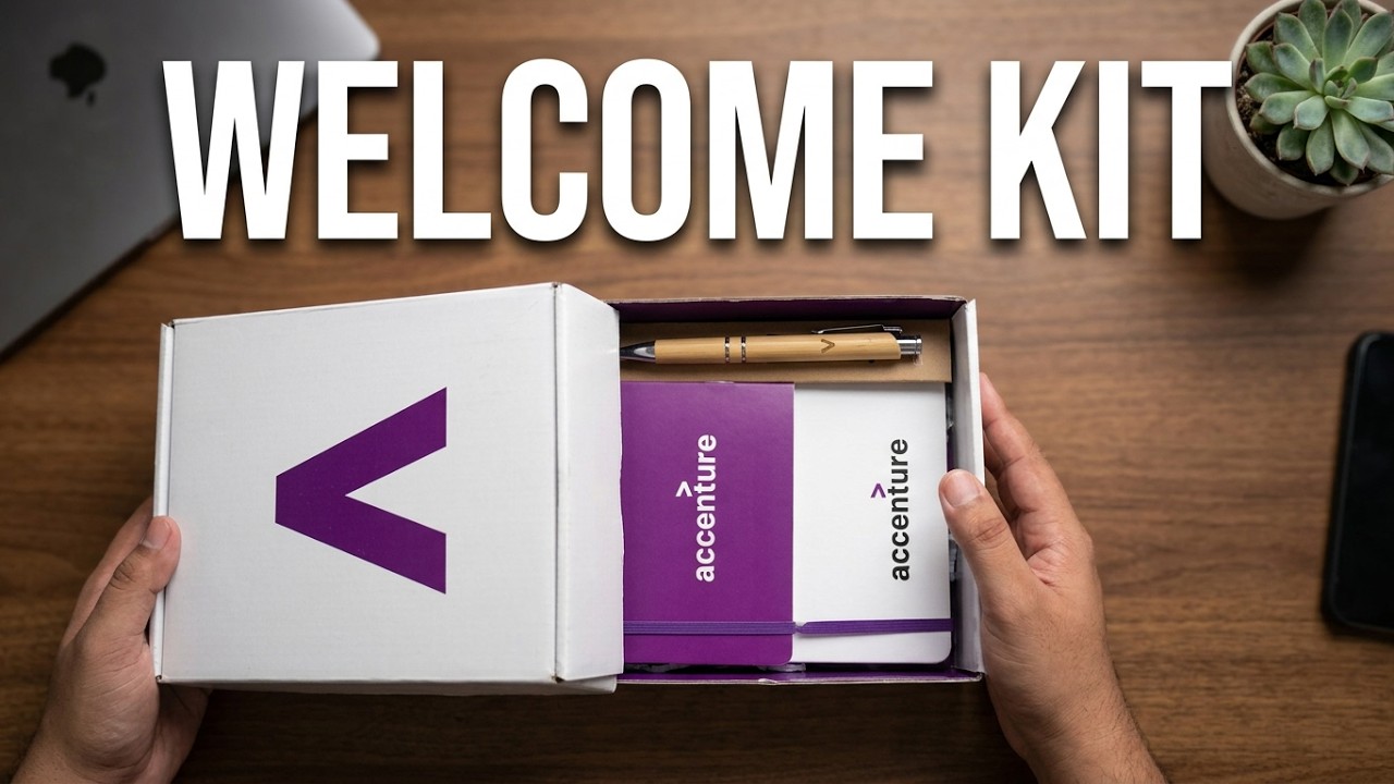 Accenture Welcome Kit 2024 First Box Unboxing - YouTube