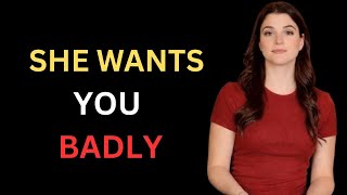 This Means She WANTS You BADLY But Is Fighting Her Feelings Hidden Signs + Female Psychology