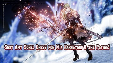 Code Vein Mod Showcase - Sexy Amy Sorel Dress for Mia Karnstein & the Player!