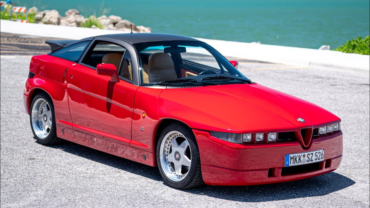 1992 Alfa Romeo SZ Zagato 3.5L Drive and Flybys - YouTube