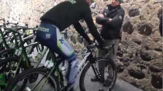 Matthew Goss Orica-Greenedge Training Before Race