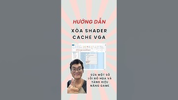 Hướng dẫn xoá VGA CACHE để sửa một số lỗi lấy lại hiệu năng cho VGA , tăng FPS cho game. #pc #pctips
