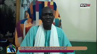 Woteb Ndigale Khalif Général de Baye fall Zikroullah Ajjumay Touba 24 Mai 2024