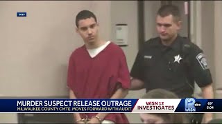 Milwaukee county leaders press for answers on the release of a murder suspect without warning