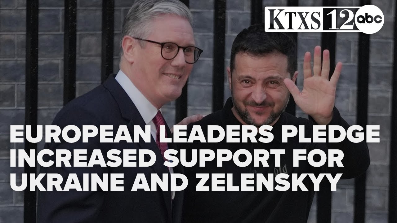 European leaders pledge increased support for Ukraine amid US policy shift