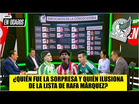 CHUCKY LOZANO, la SORPRESA en CONVOCATORIA de Rafa Márquez ¿Por qué está regresó al TRI? | Enfocados