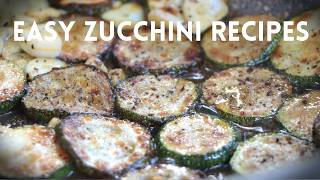 Quick and Easy Zucchini Recipe | How to Cook Zucchini In A Easy Way | 5 minutes Zucchini Recipe