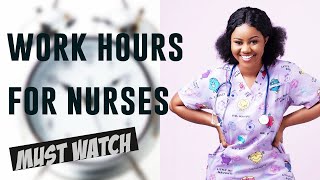 Work hours and Off days for Nurses // The work schedule for nurses in Ghana
