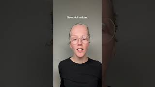 Slavic doll makeup draft #bigforeheadfilter #slavicdoll #makeup #makeuptransition #slavicgirl