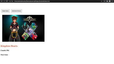 JavaScript Frontend Rail API Backend. Project
