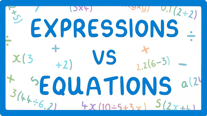 GCSE Maths - Expressions vs Equations (2026/27 exams)