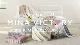 Nourison Mina Victory Home Accessories Collection for High Point Market - Summer 2021