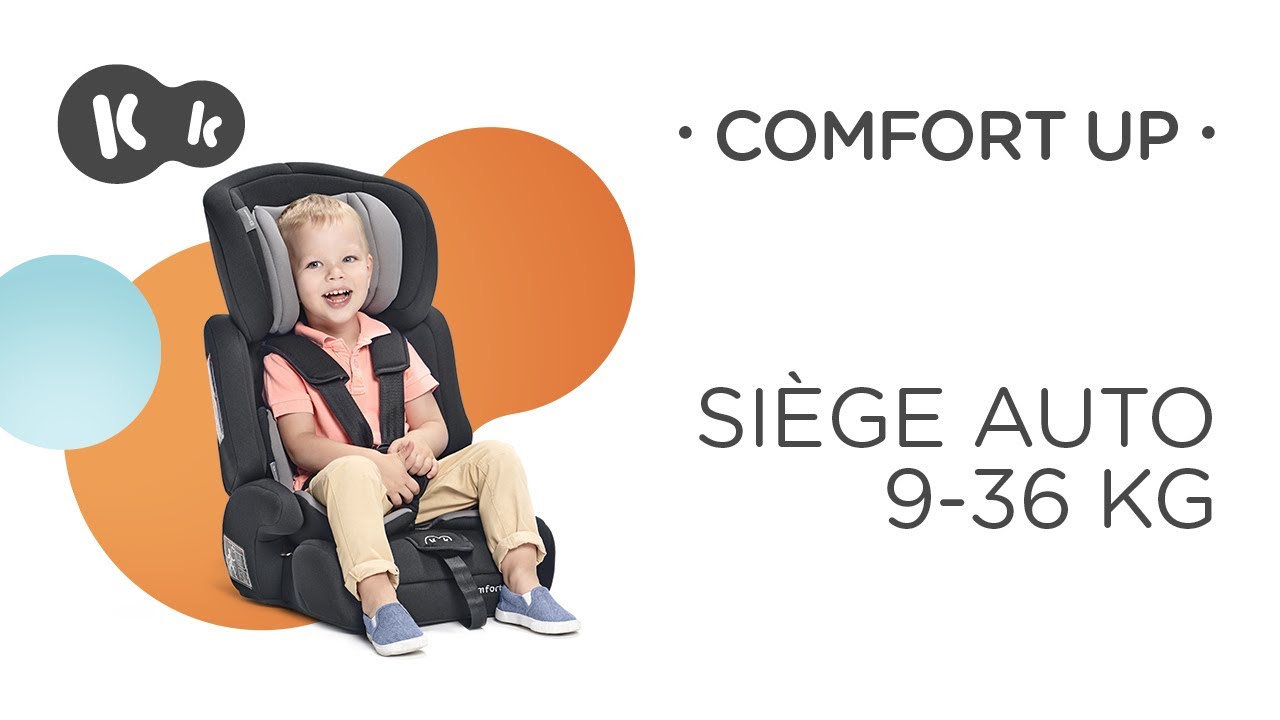 Kinderkraft Siège auto évolutif Comfort Up gr.1/2/3 noir