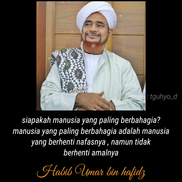 Status wa habib Umar bin hafidz