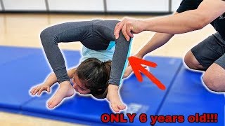 6 YEAR OLD AVA TEACHES UNREAL FLEXIBLE GYMNASTIC MOVES!!! (PART 2!) 6 YEAR OLD AVA TEACHES UNREAL FLEXIBLE GYMNASTIC MOVES!!! (PART 2!)