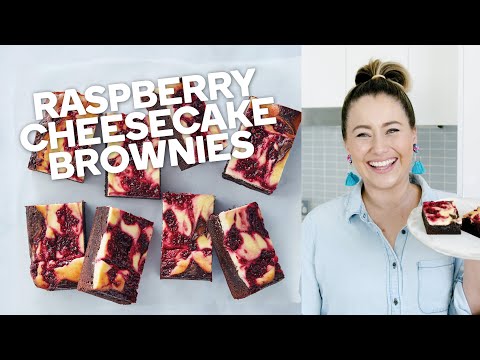 Video: Raspberry Brownie With Cream Cheese