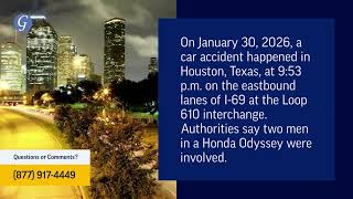 2 Injured in Car Accident on Eastex Freeway at Loop 610 in Houston