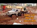 Ural Truck, Kamaz Truck Stuck in  Mud | 6x6 Truck Off Road