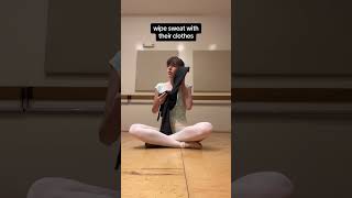 Things Dancers Do in the Studio #ballet #dancer #biancascaglione #shorts