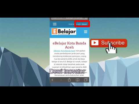 Tutorial Cara Mudah Login Ke E Belajar Sebagai Siswa