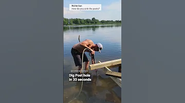 Installing 4x4 Dock Posts 
