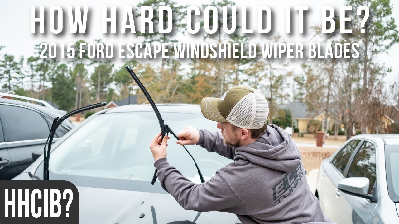 How Hard Could It Be? | 2015 Ford Escape Windshield Wiper Blades - YouTube