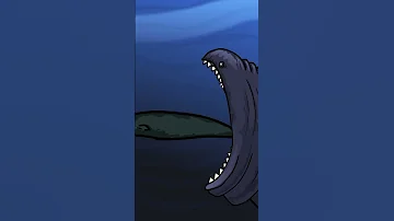 The Bloop VS Megalodon | Bite Fight #shorts  #animation