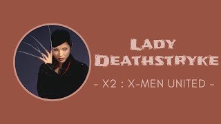 Lady Deathstrike (Kelly Hu) fights Wolverine (Hugh Jackman) - X Men 2 2003