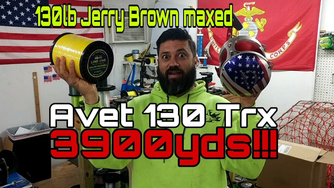 YOU WONT BELIEVE 3900yds 130lb spooled 130 Avet trx ODDLY
