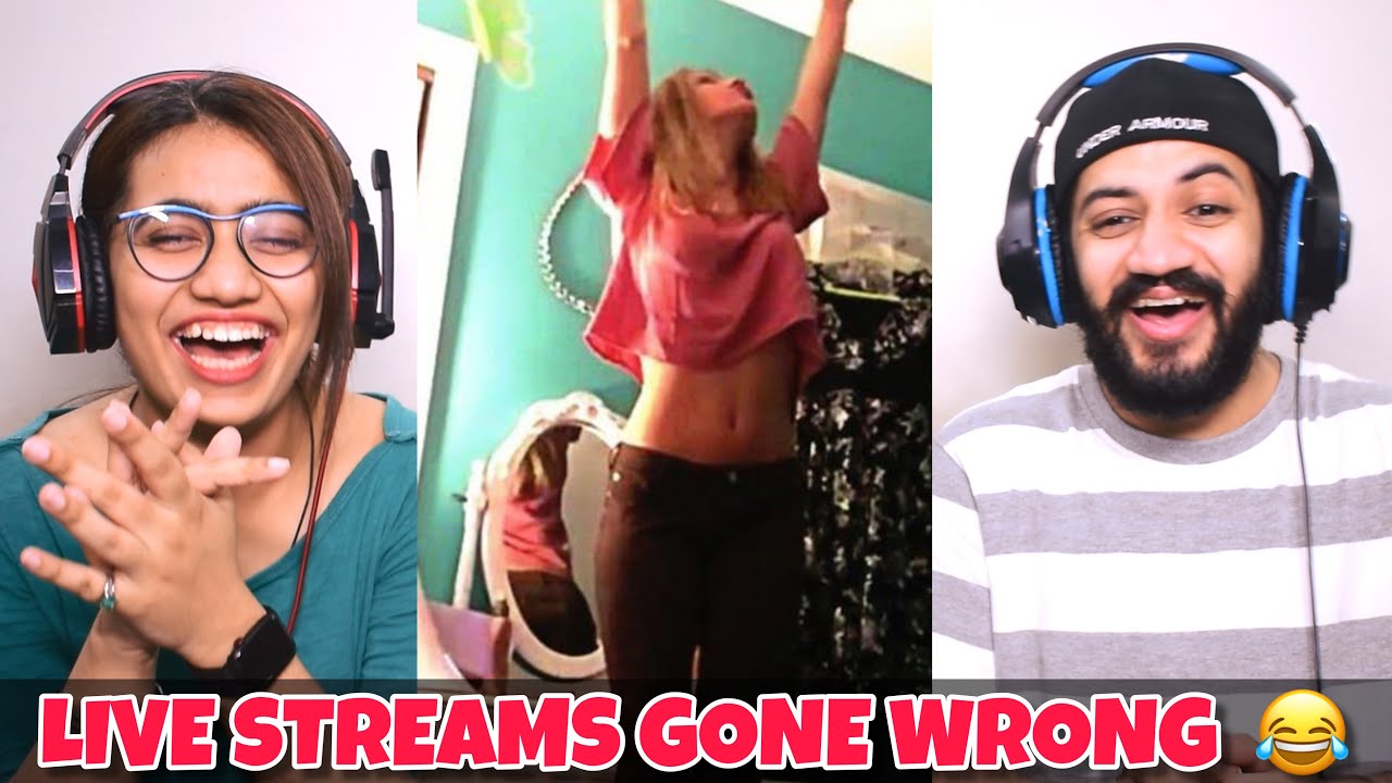 In this video we gave reaction to Live Streams Gone Wrong | Moments Caught ...