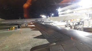 Alaska Air Full Flight OME-OTZ-ANC: TO THE ARCTIC CIRCLE AND BACK!