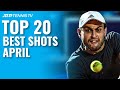 Top 20 Best Tennis Shots and Rallies | April 2021