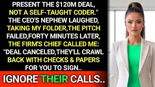Harvard Man Stole My $120M Presentation | CEO Called 40 Minutes Later They All In SHOCK 😲