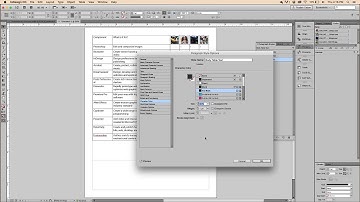 InDesign: Working with Tables