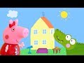 Peppa Pig Game | Crocodile Hiding Peppa Pig Toys in Family Home Furniture