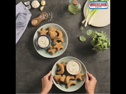 امريكانا ناجت الدجاج المرحه بصوص كريمة الريحان