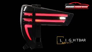 STOP LAMP - TOYOTA INNOVA REBORN 2016-ON - SONAR - BLACK - SEQUENTIAL