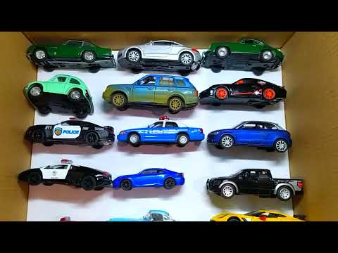 Box full of Mini EV, Supra, Jeep, DHL, Rolls Royce, Lexus LM300h, Bugatti, Police 12