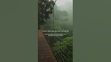 إن الله وملائكته يصلون على النبي - مقتطفات من سورة الأحزاب بصوت القارئ عبد الرحمن مسعد
