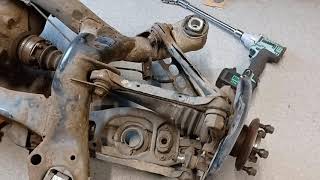 BMW 116 Trophy Build - Removing the rear subframe
