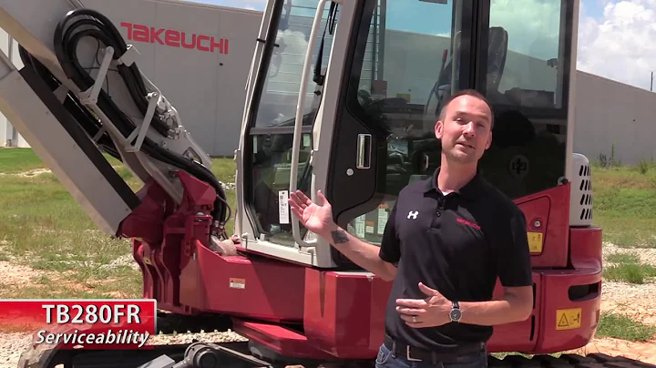 Takeuchi TB280FR Serviceability