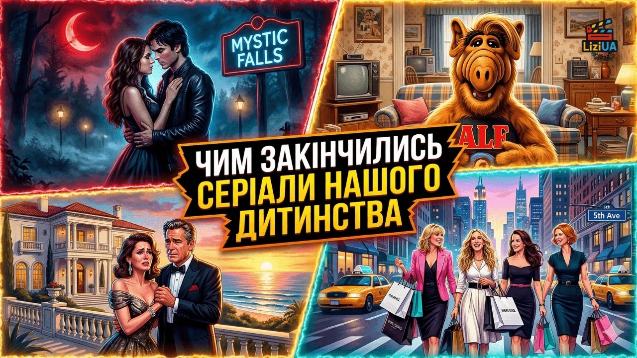 ЧИМ ЗАКІНЧИЛИСЬ СЕРІАЛИ НАШОГО ДИТИНСТВА? ЧАСТИНА 2. ПОКИДЬКИ, АЛЬФ, ЩОДЕННИКИ ВАМПІРА,ОФІС
