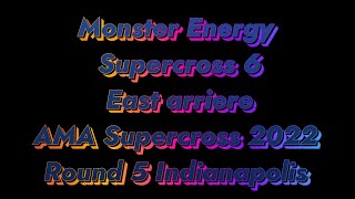 Monster Energy Supercross 6 AMA Supercross 2022 Round 5 Indianapolis East arriere