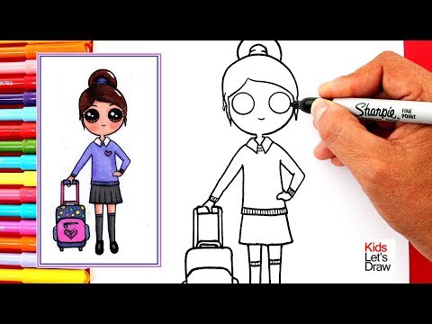 Video: Cómo Dibujar Un Colegial