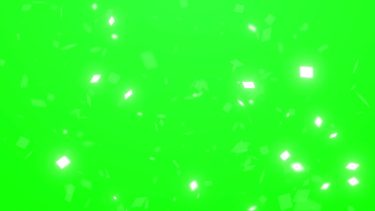 green screen Diamond particles