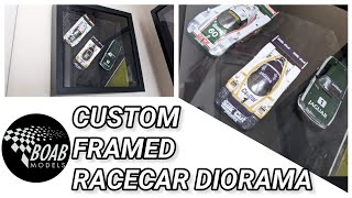 How to build a Custom Framed Racecar Diorama - TWR Jaguar tribute